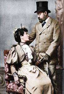 Emile Zola e Jeanne Rozerat, c1890, 1939 de Pierre Petit