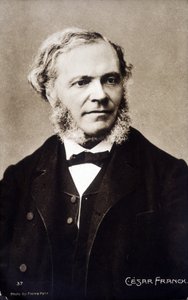 Retrato de César Franck, compositor e organista francês de origem belga (1822-1890).