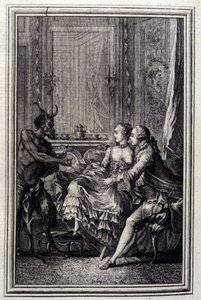 La Thing impossible - in "Tales et nouvelles en vers" de Jean La Fontaine. 1776. Ilustração de P.P. Choffard. de Pierre Philippe Choffard