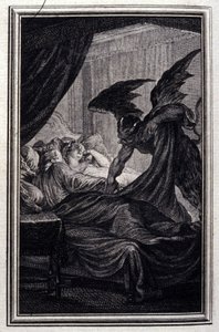 O anel de Hans Carvel - em "Contos e contos em verso", de Jean La Fontaine. 1776. Ilustração de P.P. Choffard.