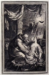 O Diabo no Inferno - em "Contos e contos em verso", de Jean La Fontaine. 1776. Ilustração de P.P. Choffard.