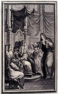 o saltério - em "Contos e contos em verso", de Jean La Fontaine. 1776. Ilustração de P.P. Choffard. de Pierre Philippe Choffard