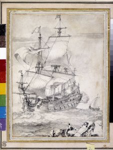 Navio no mar (desenho)