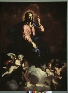 O salvador do mundo, 1655 (óleo sobre tela) de Pierre Puget