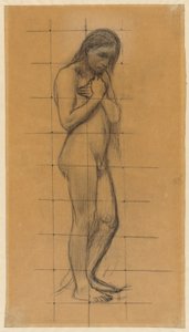 Um nu masculino em pé de Pierre Puvis de Chavannes