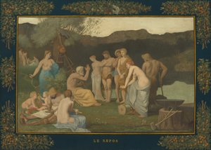 Descanse, c. 1863. de Pierre Puvis de Chavannes