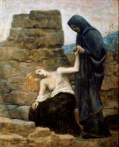 A Compaixão, 1887 de Pierre Puvis de Chavannes