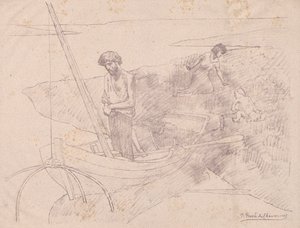 O pobre pescador de Pierre Puvis de Chavannes