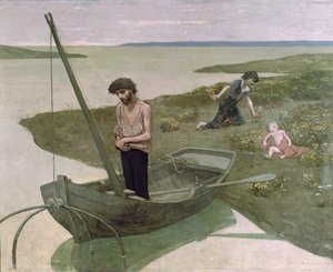 O pobre pescador de Pierre Puvis de Chavannes