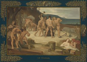 Trabalhar de Pierre Puvis de Chavannes
