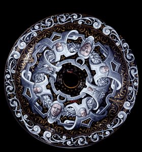 Enamaille flat reverse atribuído a Pierre Reymond (activo 1537-após 1584) 1569. Paris, Museu do Louvre