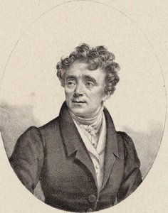 Retrato do cantor de ópera Louis Antoine Eléonore Ponchard 1787-1866, ca 1835.