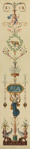 Painel decorativo, década de 1790.