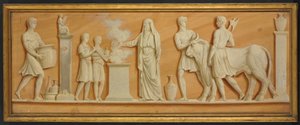Pintura sobre portas e portas de folha dupla, década de 1790.