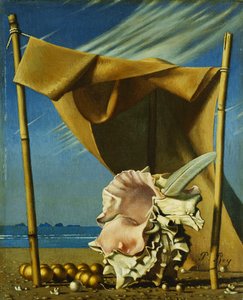 Shell e Drape; Coquillage et Drape, c.1930 (óleo sobre tela)