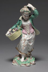 Outono, fabricado pela Bristol Porcelain Factory, c.1775 de Pierre Stephan