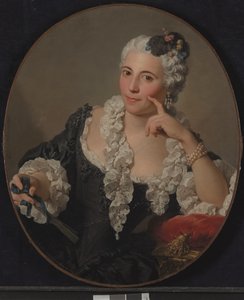Retrato de Anne-Marie Zina Durand de Lironcourt (óleo sobre tela) de Pierre Subleyras