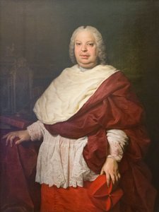 Retrato do Cardeal Silvio Valenti Gonzaga, c.1745 (óleo sobre tela) de Pierre Subleyras