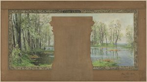 Esboço da Câmara Municipal de Vanves: O lago de Ursine de Pierre Vauthier