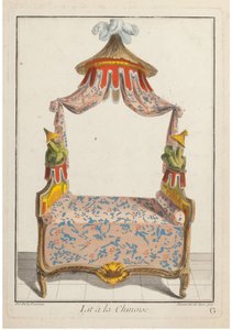 Cama em chinês, ca 1788.
