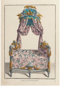 Cama de estilo turco, ca 1788.