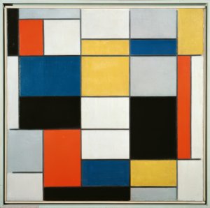 Composição A de Piet Mondrian