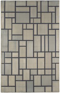 Composição com grade 2 de Piet Mondrian