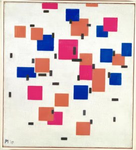 Composto na cor A de Piet Mondrian