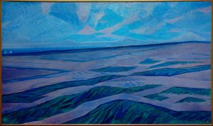Paisagem de dunas de Piet Mondrian