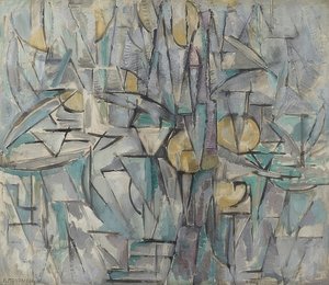Composition X. 1911 de Piet Mondrian