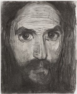 Autorretrato, 1908. de Piet Mondrian