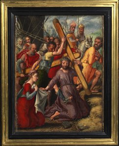 Cristo carregando a cruz de Pieter Aertsen