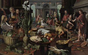 Cristo em casa de Maria e Marta de Pieter Aertsen