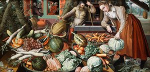 Cena do mercado, 1569