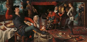 A Dança dos Ovos de Pieter Aertsen