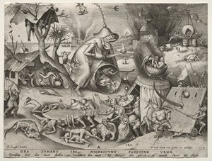 Os Sete Pecados Capitais: Raiva de Pieter Bruegel