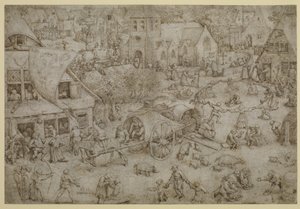 Feira de Hoboken, 1559 de Pieter Bruegel the Elder