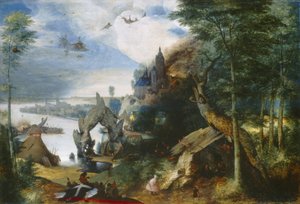 Tentação de St.Anthony, c.1550-75 de Pieter Bruegel the Elder