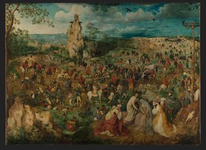 A procissão para o Calvário de Pieter Brueghel the Elder