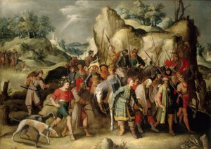 A conversão de São Paulo. de Pieter Brueghel the Younger