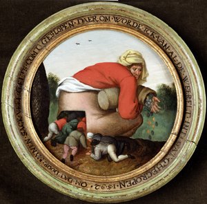 Os bajuladores de Pieter Brueghel the Younger