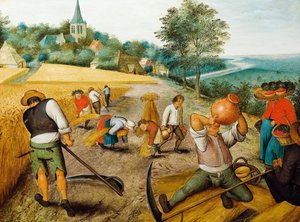 O Four Seasons: Verão, segunda metade do 16º cen. de Pieter Brueghel the Younger