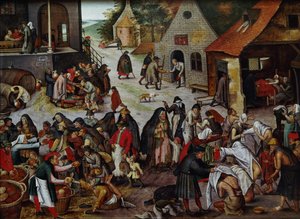 As Sete Obras da Misericórdia de Pieter Brueghel the Younger