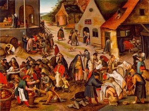 As sete obras de misericórdia, entre 1616 e 1638