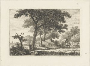 Paisagem com carroça coberta
Paisagens aquáticas (título da série)