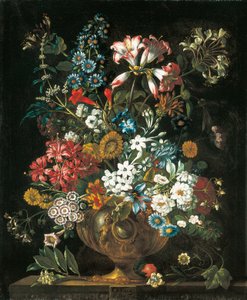 Outubro, de Os Doze Meses de Flores, um calendário floral de naturezas mortas de Pieter Casteels