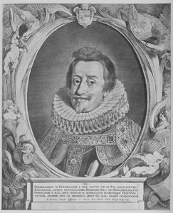 Fernando II, Sacro Imperador Romano, gravado por Pieter van Sompel, 1644