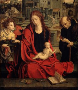 A Sagrada Família com um Anjo de Pieter Coecke van Aelst