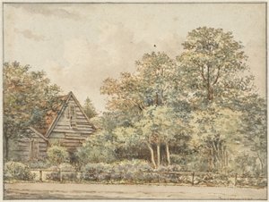 Casa em área arborizada de Pieter Ernst Hendrik Praetorius