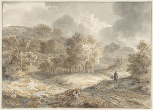 paisagem montanhosa de Pieter Francis Peters jr.